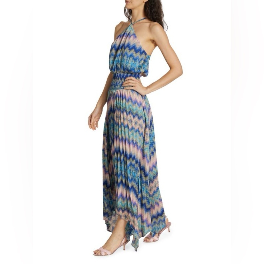 Ramy Brook Giana Chevron Handkerchief Maxi Dress - Picture 4 of 7